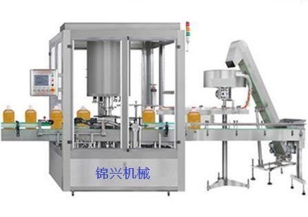 Máquina automática de tapón de botellas de detergente