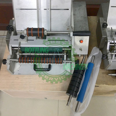 Máquina de etiquetado de papel de la botella de la medicina PE del pegamento frío mojado Semi-auto